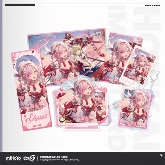 Honkai Impact 3rd Elysia Miracle of Love merch set - full collection overview all 7 items