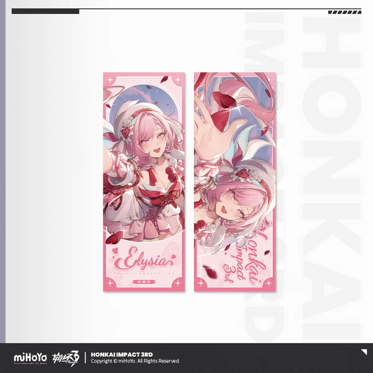 Honkai Impact 3rd Elysia Miracle of Love - double-sided long strip card Style A front and B back