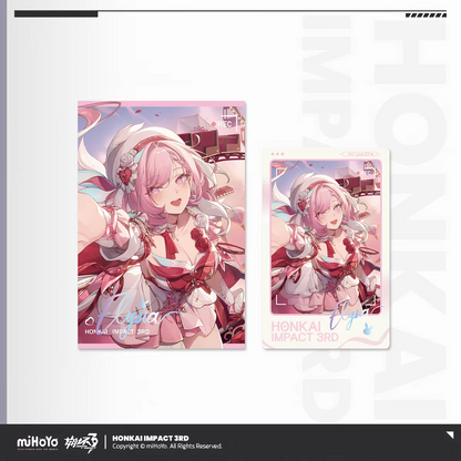 Honkai Impact 3rd Elysia Miracle of Love - large photo card and small photo card REC camera frame