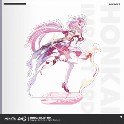 Honkai Impact 3rd Elysia Hi-Love Wish Fairy - full-body shaped acrylic stand pink heart base