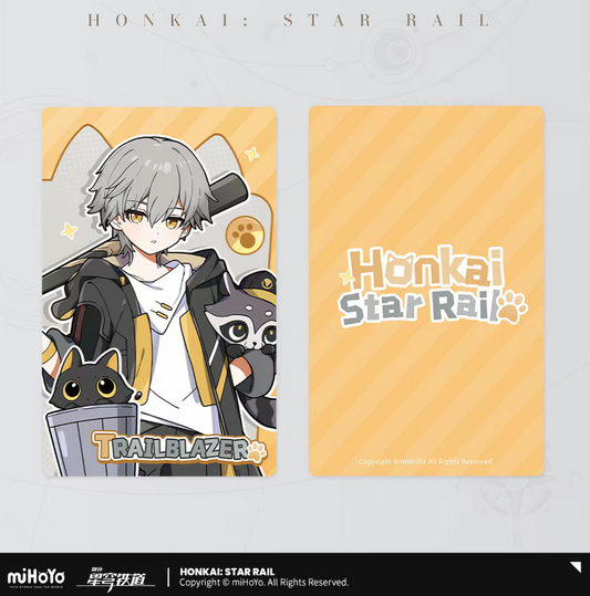 Honkai Star Rail Trailblazer Pom Pom Cat Laser Collection Ticket miHoYo