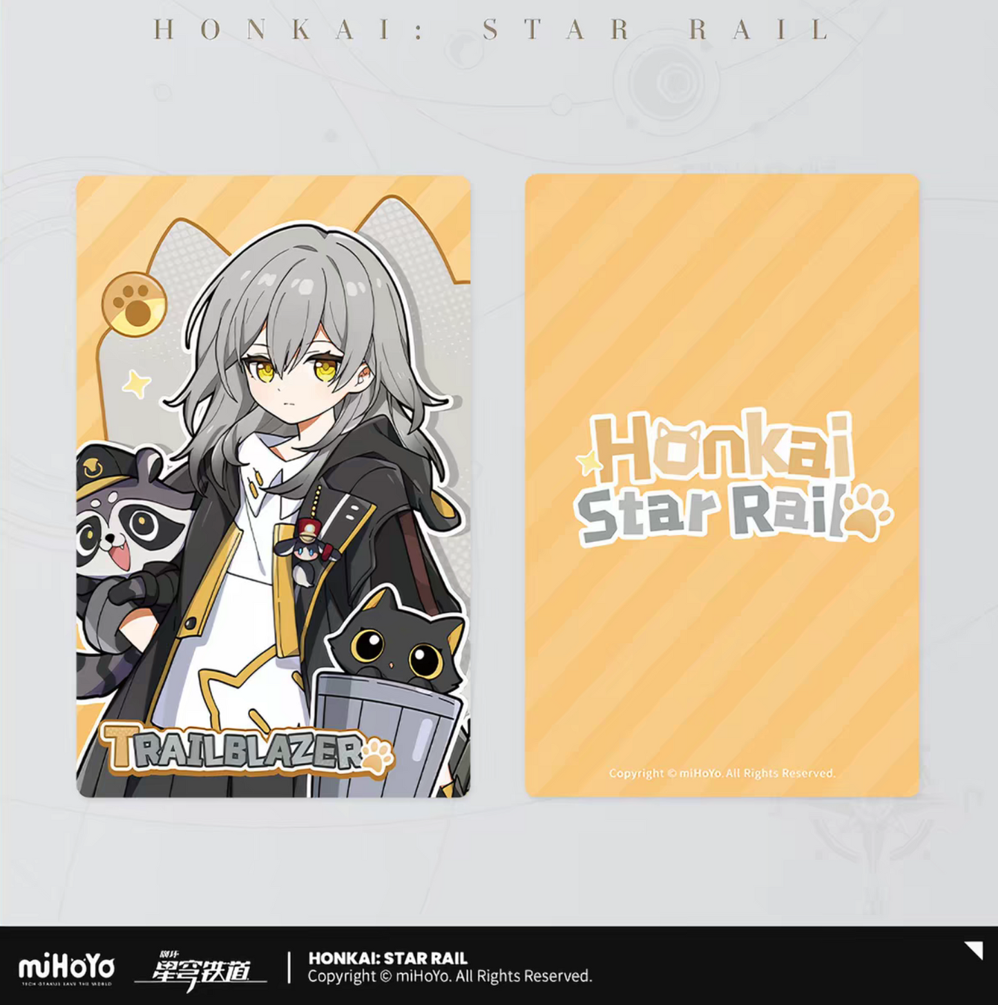 Honkai Star Rail Welt Cat Laser Holographic Collection Ticket miHoYo