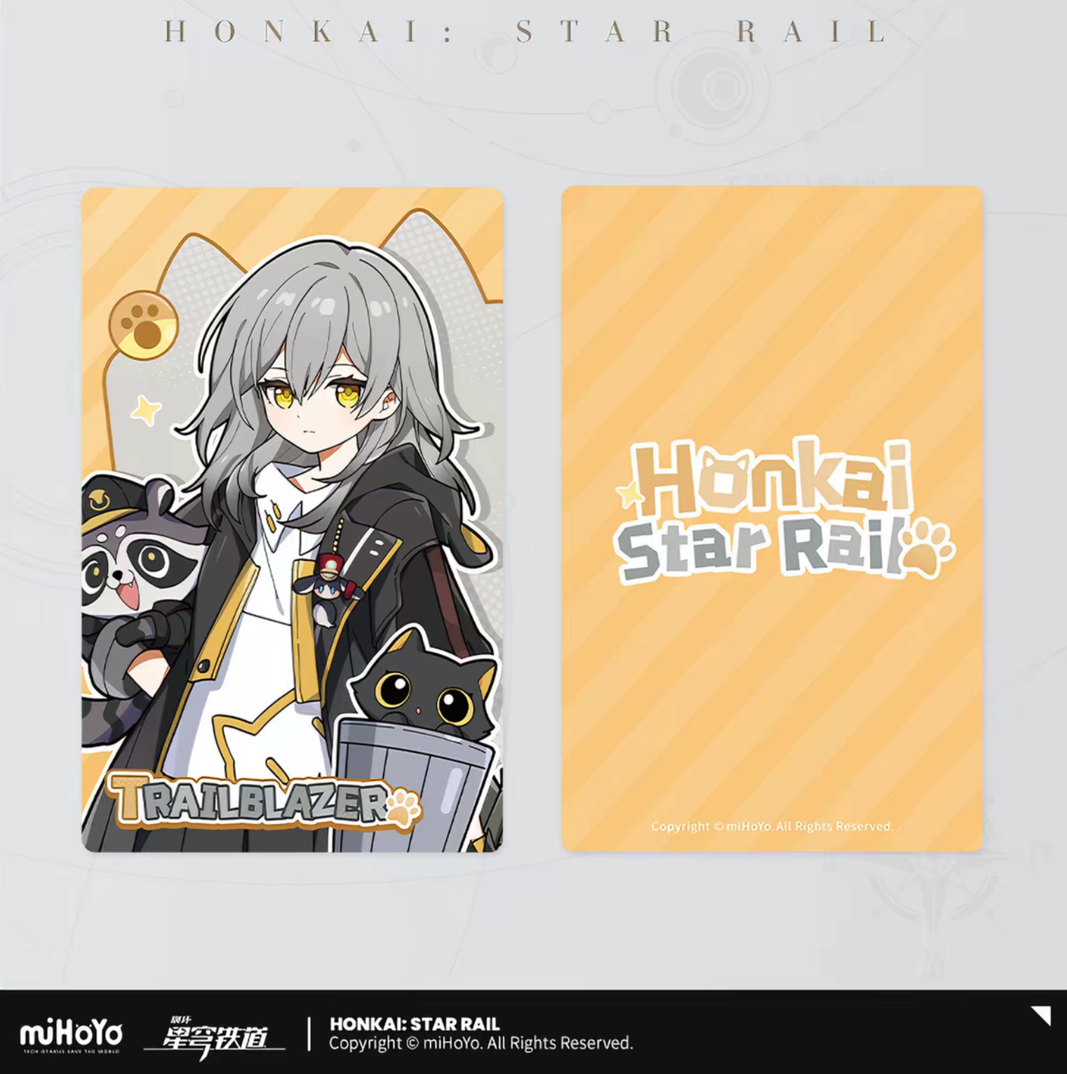 Honkai Star Rail Welt Cat Laser Holographic Collection Ticket miHoYo
