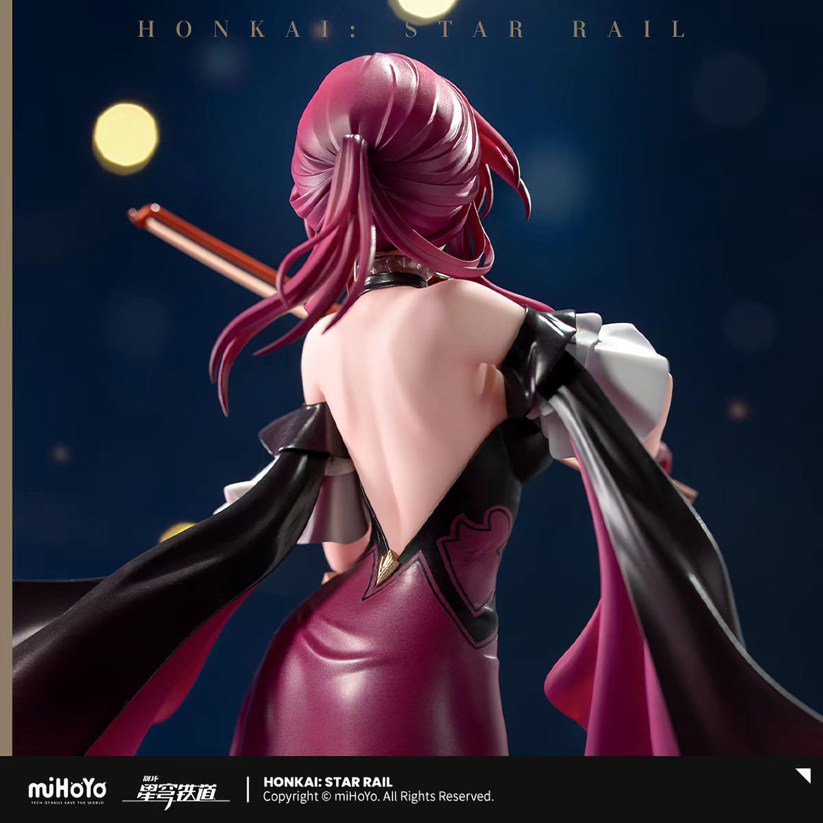 Honkai Star Rail Kafka 1/8 Scale Figure LIVE ver. Back View Cape Detail miHoYo
