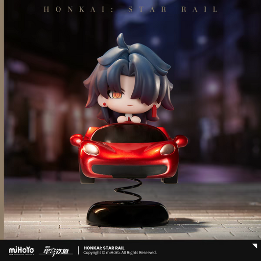 Honkai Star Rail Blade Chibi Bobblehead Spring Car Figure Full Front View miHoYo