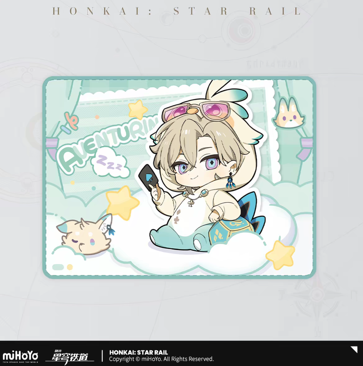 Honkai Star Rail Boys Dorm Chibi Blanket Blade Cat Onesie Purple Design miHoYo