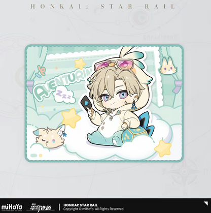 Honkai Star Rail Boys Dorm Chibi Blanket Blade Cat Onesie Purple Design miHoYo
