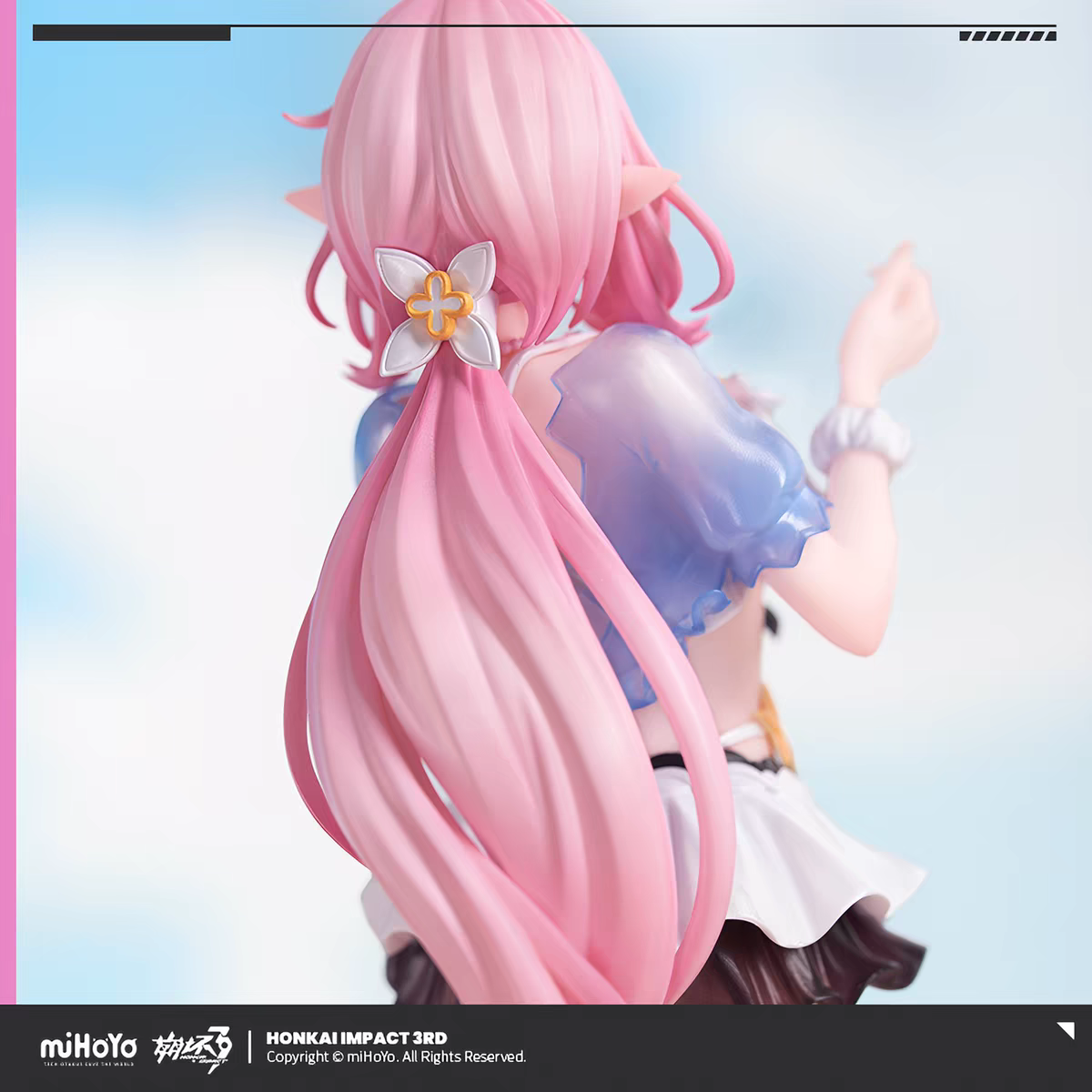 Honkai Impact 3 Elysia 1/8 Scale Figure Summer Fairy Miss ver. Back View Hair Detail miHoYo