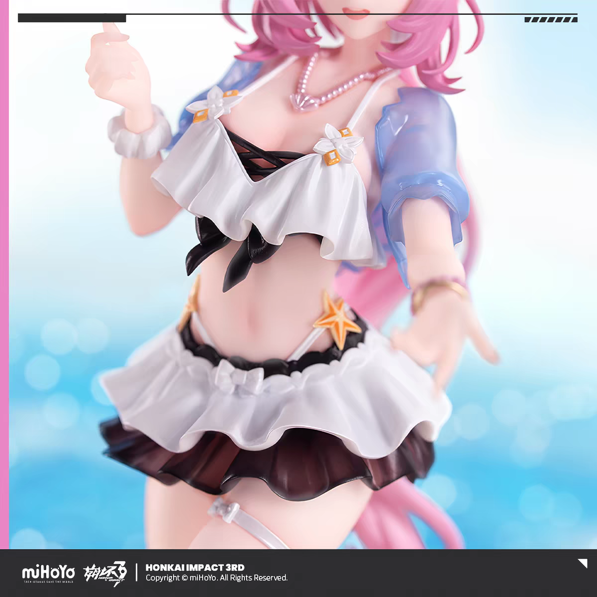 Honkai Impact 3 Elysia 1/8 Scale Figure Summer Fairy Miss ver. Outfit Starfish Waist Detail miHoYo