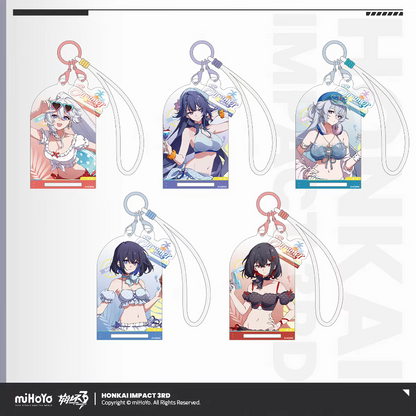 Honkai Impact 3 Summer Cruise Vol.6 Acrylic Keychain All 5 Characters Overview miHoYo