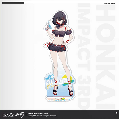 Honkai Impact 3 Summer Cruise Vol.6 Acrylic Stand Seele Vollerei Gothic Dark Bikini Water Gun miHoYo