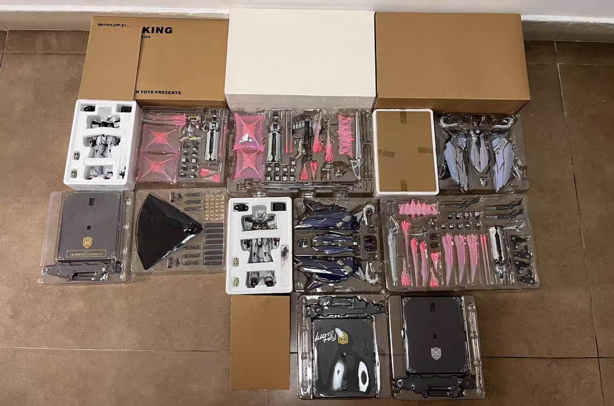 MECHA-XM-X1 Paralysis Warrior Vol.3 Silver Crossbone Gundam X0FC Full Unboxing All Trays