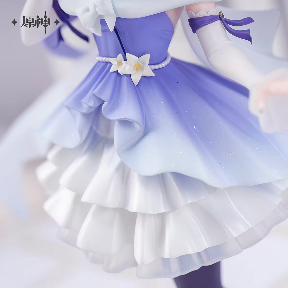 Genshin Impact Keqing Dazzling Starlight Banquet ver. 1/8 Scale Figure Skirt Ruffle Pearl Belt Detail miHoYo
