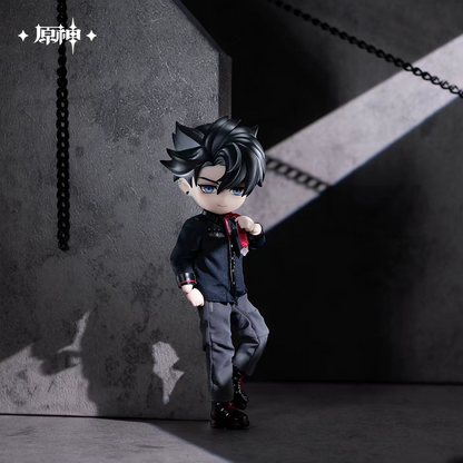 Genshin Impact Wriothesley Articulated Doll Standing Pose Red Necktie Cargo Pants miHoYo