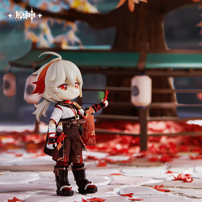 Genshin Impact Kazuha Articulated Doll Standing Autumn Shrine Background Maple Leaf Hand miHoYo