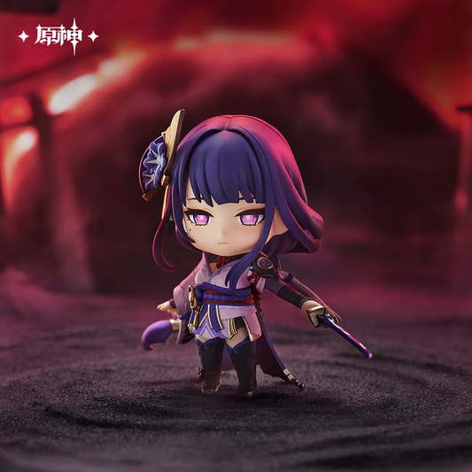 Genshin Impact Raiden Shogun Nendoroid Standing Battle Stance Crescent Blade Drawn Torii Gate miHoYo