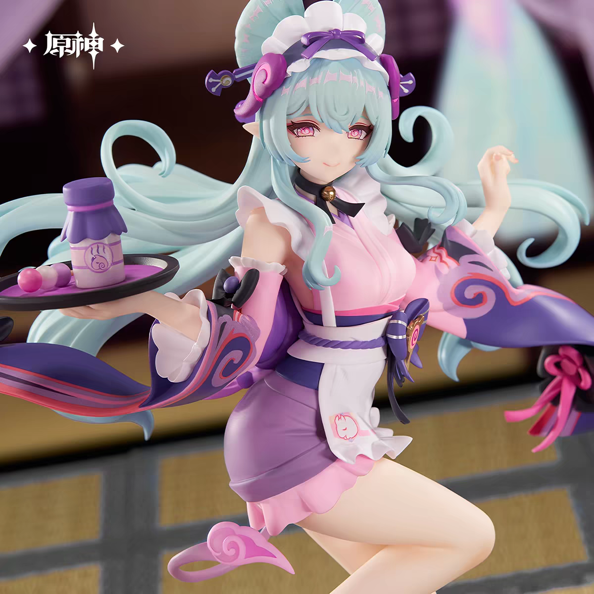 Genshin Impact Sigewinne Dreamy Moonlit Reverie 1/8 Scale Figure Face Cat Ear Headband Bell Choker Close Up miHoYo