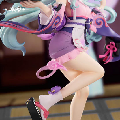Genshin Impact Sigewinne Dreamy Moonlit Reverie 1/8 Scale Figure Skirt Ruffle Leg Anklet Geta Detail miHoYo