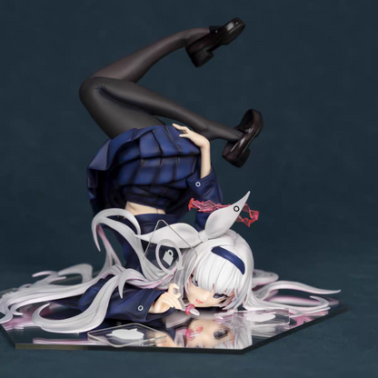 UP Studio Blue Archive Plana Kaiten Lock 1/6 Scale Figure – JK Uniform Inverted Pose Mirror Base Dual Ver. Collectible Statue