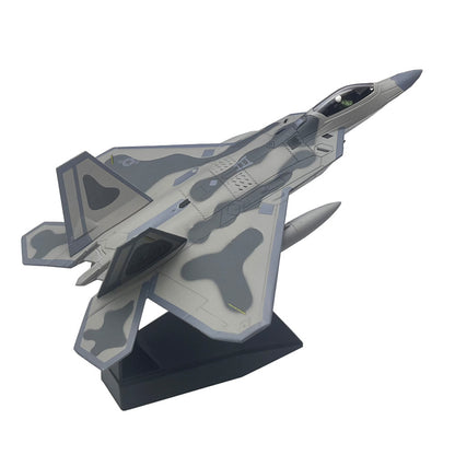 1/100 F-22 Raptor Diecast Fighter Jet Model