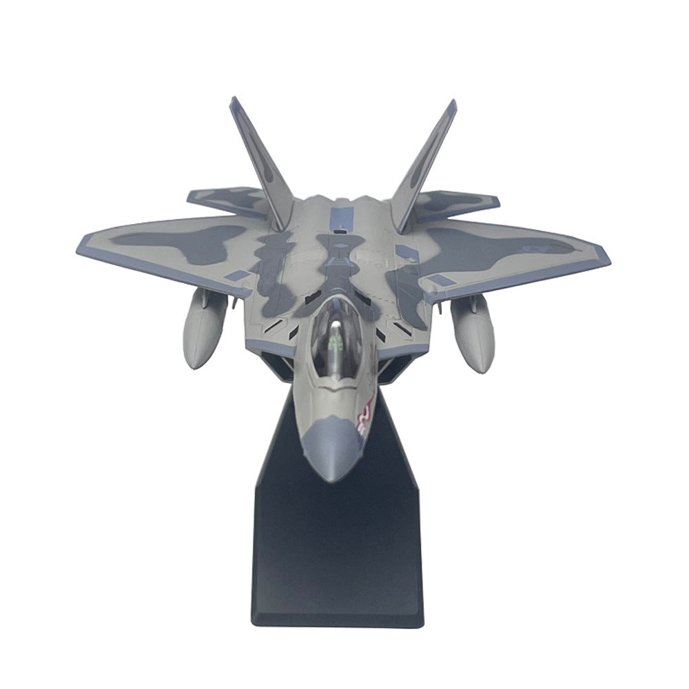 1/100 F-22 Raptor Diecast Fighter Jet Model