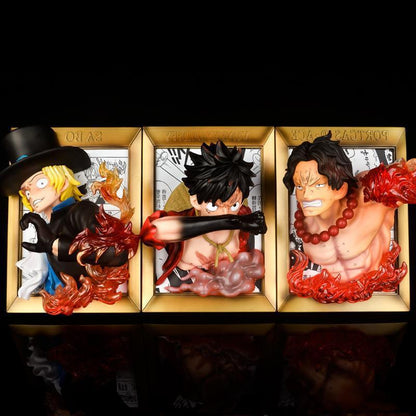 One Piece Sabo Ace Luffy Brothers Photo Frame