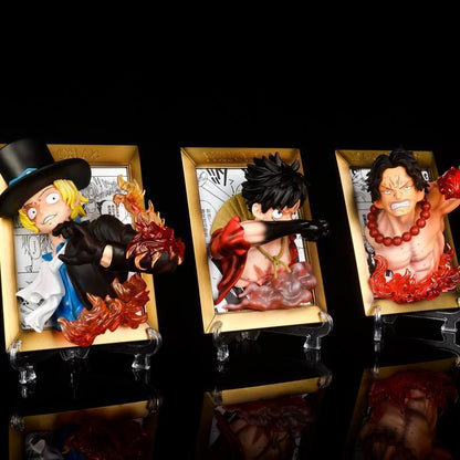 One Piece Sabo Ace Luffy Brothers Photo Frame