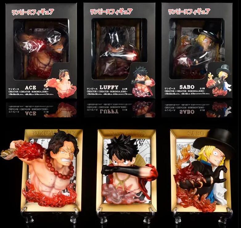 One Piece Sabo Ace Luffy Brothers Photo Frame