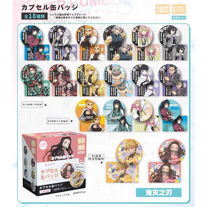 75mm Anime Enamel Pin Badge Blind Box Set