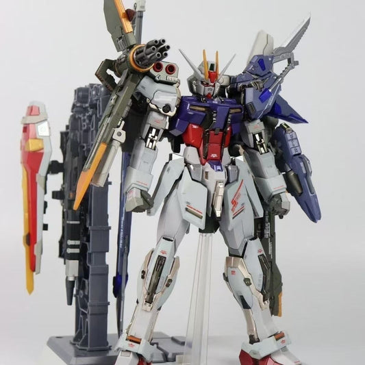 Daban 8829MB Strike Gundam Sword Cannon Assault Model Kit with Water Decals and Display Base