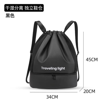Waterproof Swim Bag Wet Dry Separation Backpack Unisex
