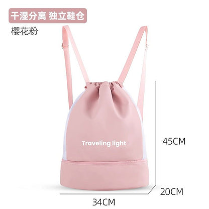Waterproof Swim Bag Wet Dry Separation Backpack Unisex