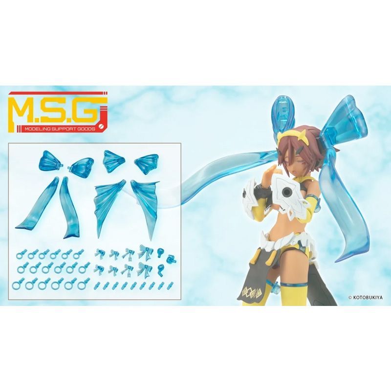 Kotobukiya MSG MO004 Cute Ribbon Sky Blue Outfit Accessory Parts Kit