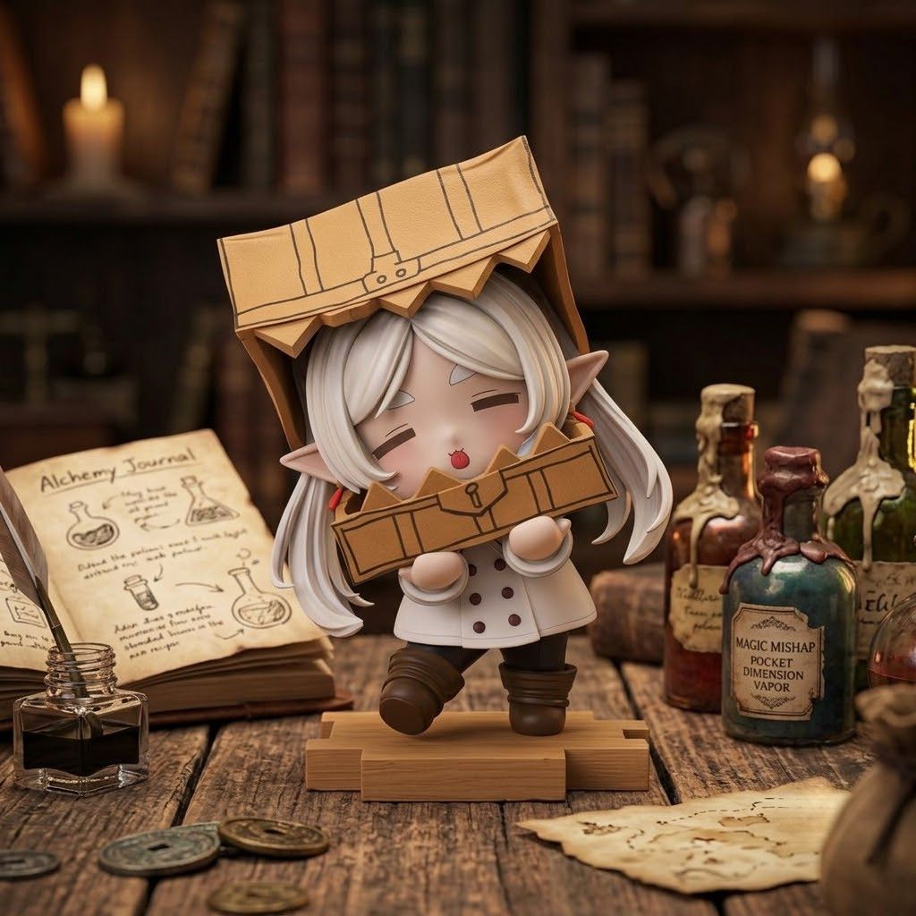 Frieren Beyond Journey's End Treasure Chest Chibi Figure