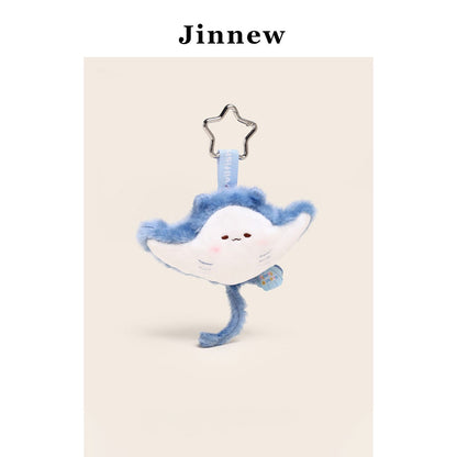 Jinnew Ocean Animal Plush Keychain Bag Charm