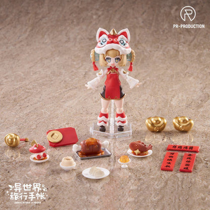 PR Production Isekai Ryoko no Techo SP01 Lion Dance Gift Set - Renee & Brown Assembly Figure