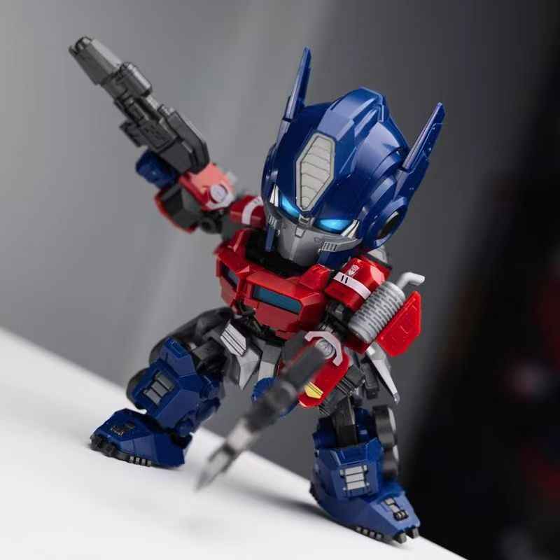 MO Series Transformers Q-Version Optimus Prime Assembly Toy Model Robot