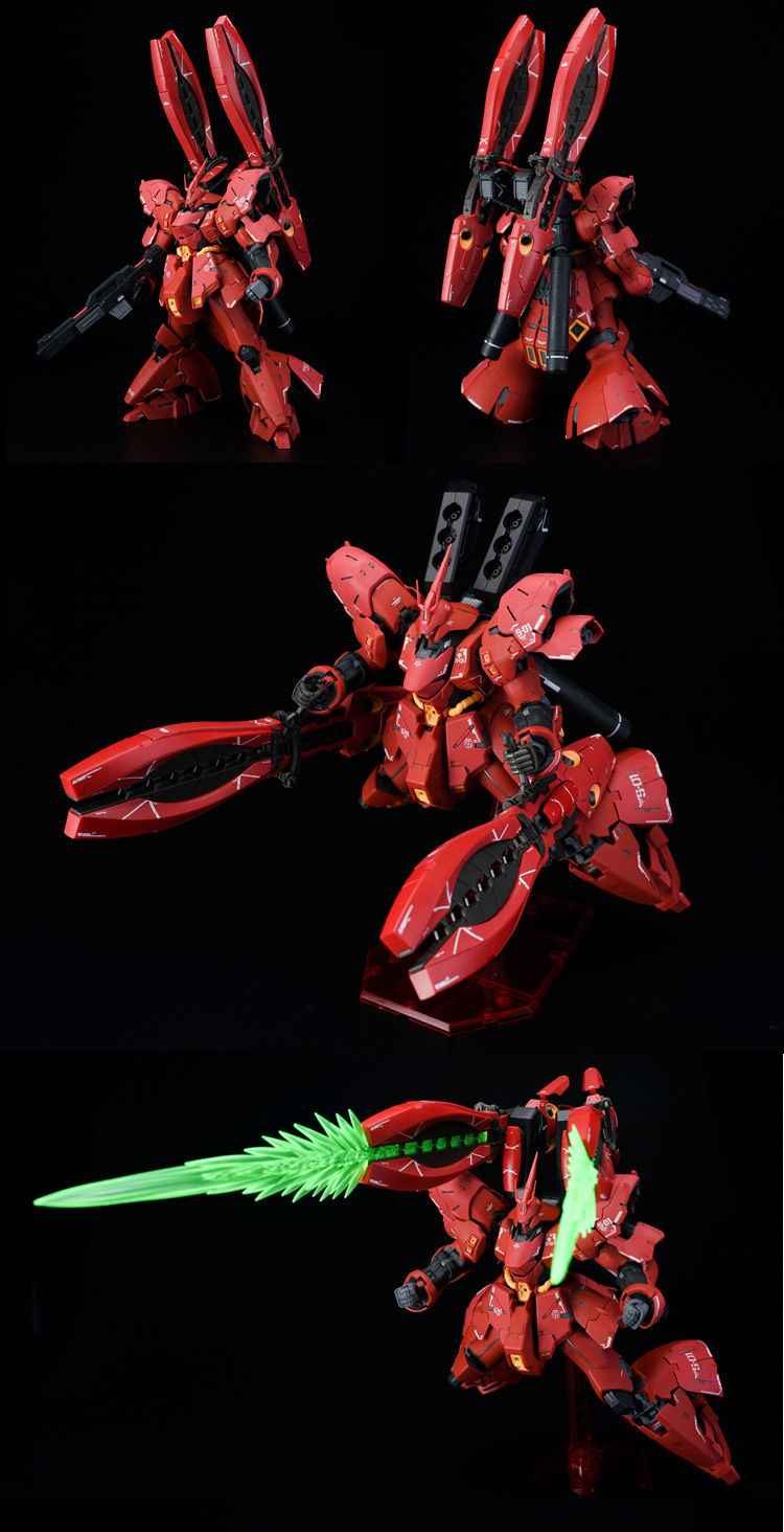 EW RG 1/144 Shazabi Long Range Floating Cannon Fukuoka Shazabi Crab Pincer Set