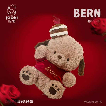 Jooki Qixi Bern Dog Plush | Huggable Pillow w/Accessories