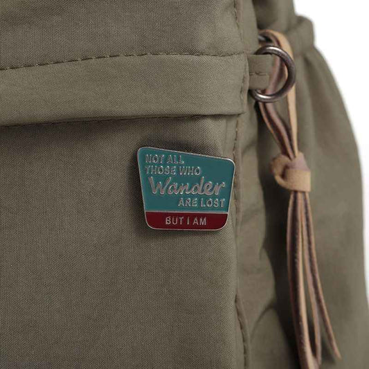 Not All Who Wander Are Lost Pin | Metal Enamel Lapel Pin for Adventurers