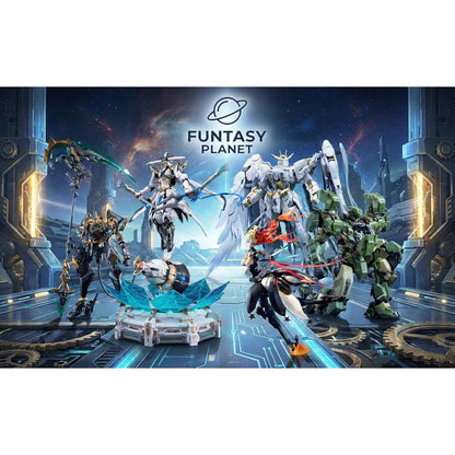 Funtasy Planet Action Figures 1/100 Scale Model Kits for Adults, Idas Technology Asgard & Support Machine Ragnarok, Mecha Model Kit Articula