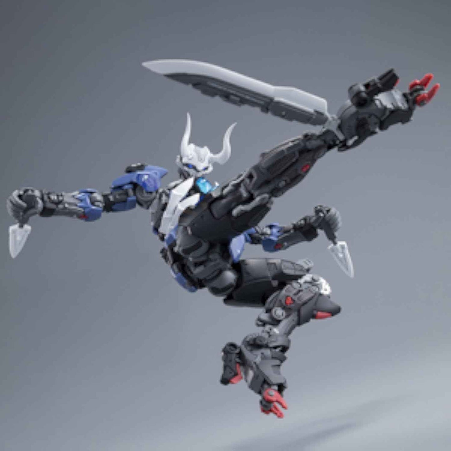 Plastic Model Action Figures Kits, Flame Soul Emperor of Flame, 8.66in Mecha Model, 1:100 Collectible Easy to Assem