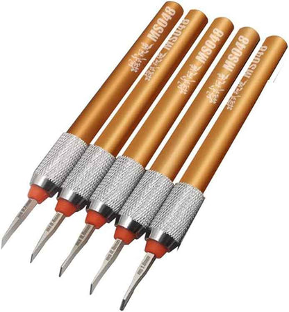 5 Size Scale Model Panel Line Carved Scribe Cutting Tool Chisel - TTpen
