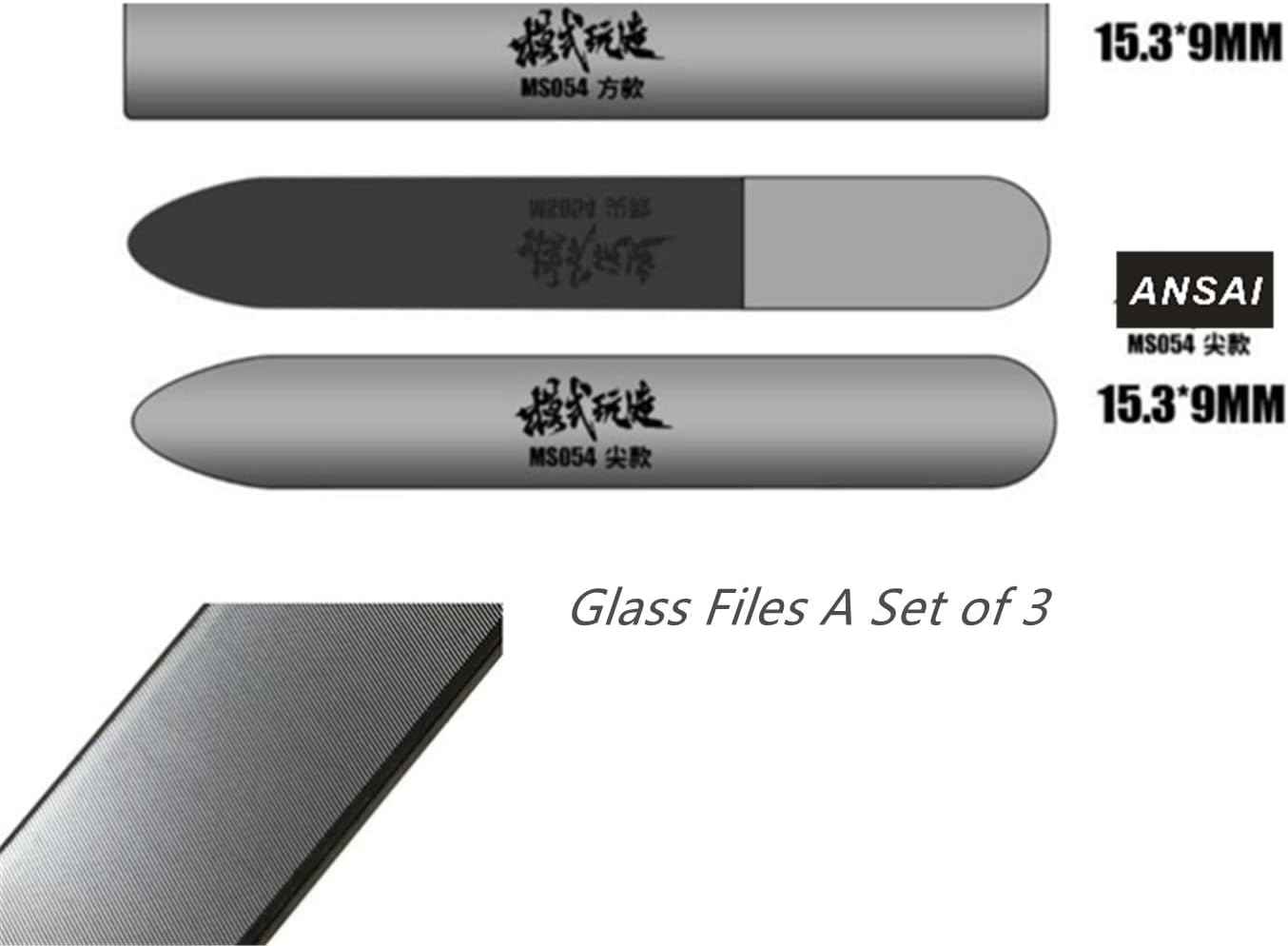 3pcs Hobby Grinding Tools Glass Polishing Files For Scale Model #8000#10000 - TTpen