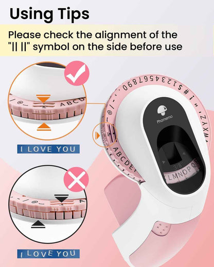 Phomemo E975 Embossing Label Maker Machine with 6 Tapes - TTpen
