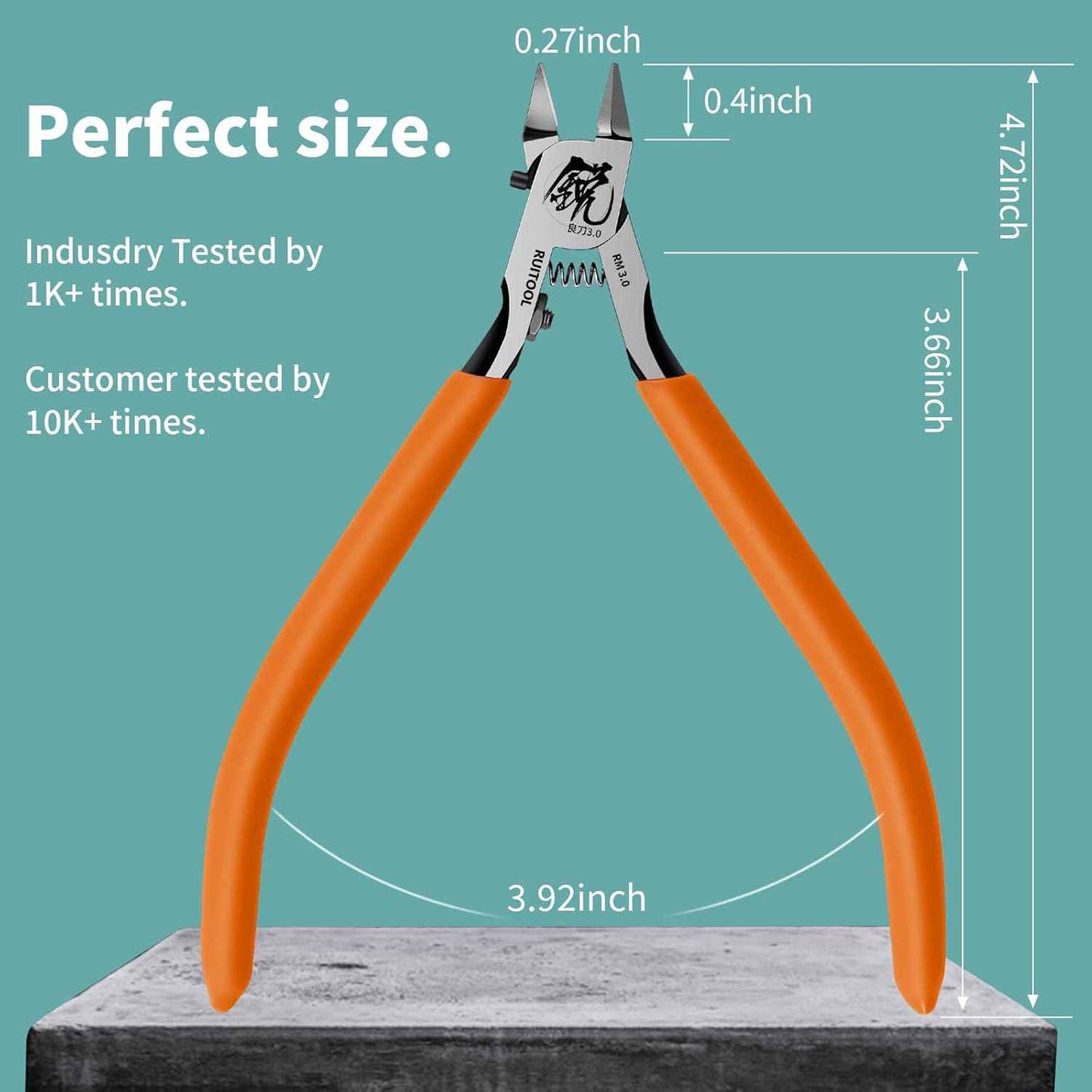 RUITOOL Model Nipper Tool 4.7 Inch Sprue Cutter for Plastic Model
