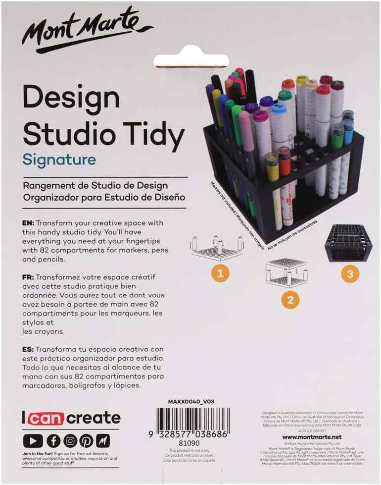 MONT MARTE 96 Hole Plastic Marker Pen,Pencil,Brush Holder - TTpen