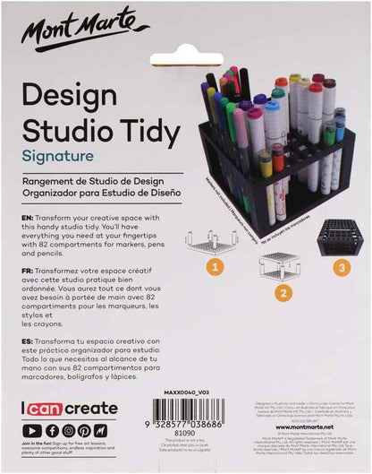 MONT MARTE 96 Hole Plastic Marker Pen,Pencil,Brush Holder - TTpen