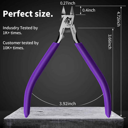 RUITOOL Model Nipper RM 1.0 Purple for Plastic Models