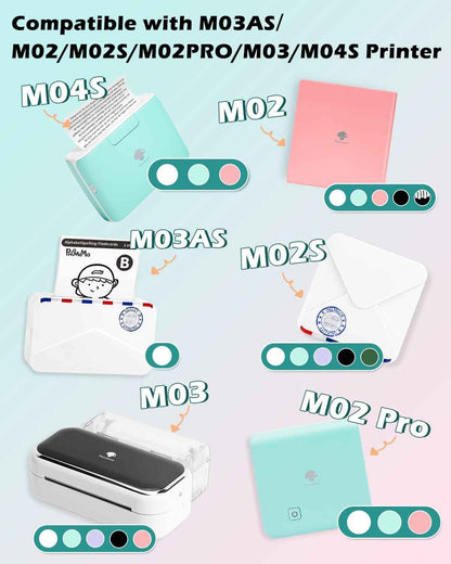 Phomemo Eyes Protection Beige Thermal Paper for M02/M03 Pocket Printer - TTpen
